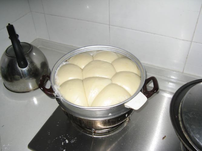 也蒸馒头也争气