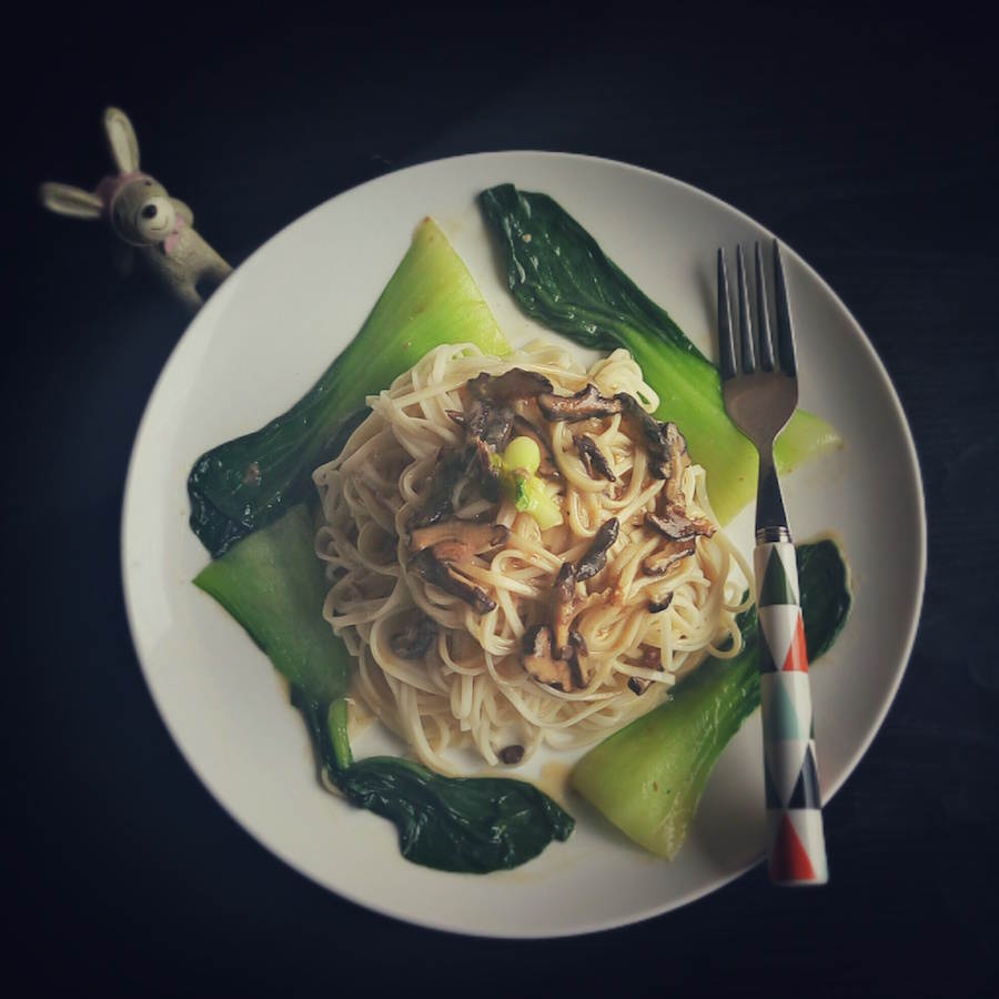 香菇油菜面