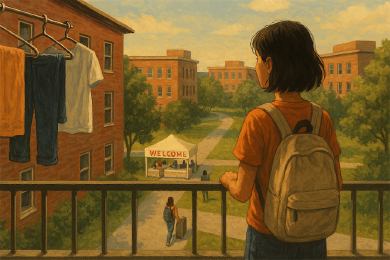 大学开学了
